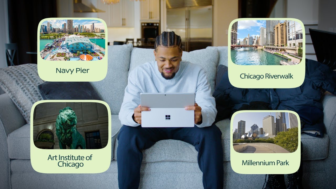 Microsoft Copilot Launch x Rome Odunze