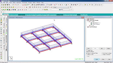 STAAD Pro Tutorials Analysis Design of Flat Slab Day 31  3gpp   Copy