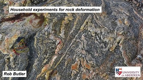 Household experiments for rock deformation