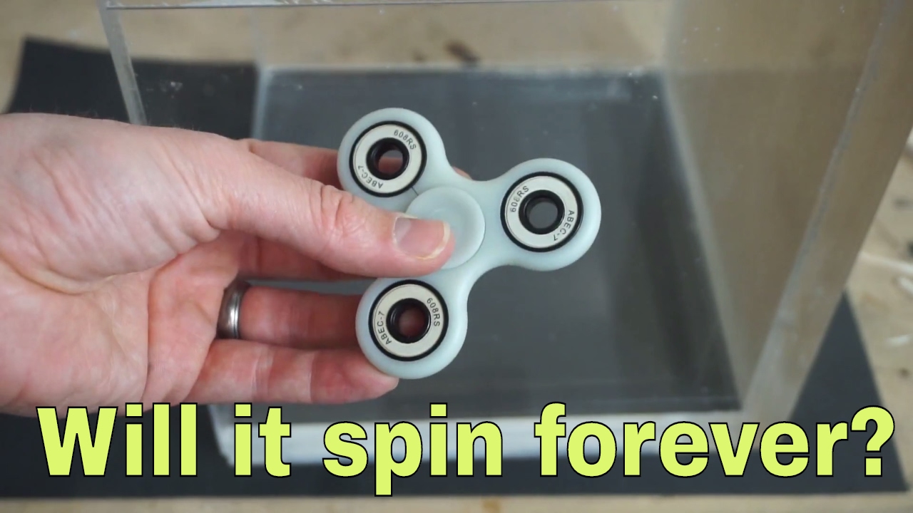 floating fidget spinner
