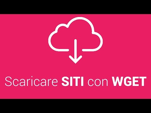 Scaricare interi siti web con wget!