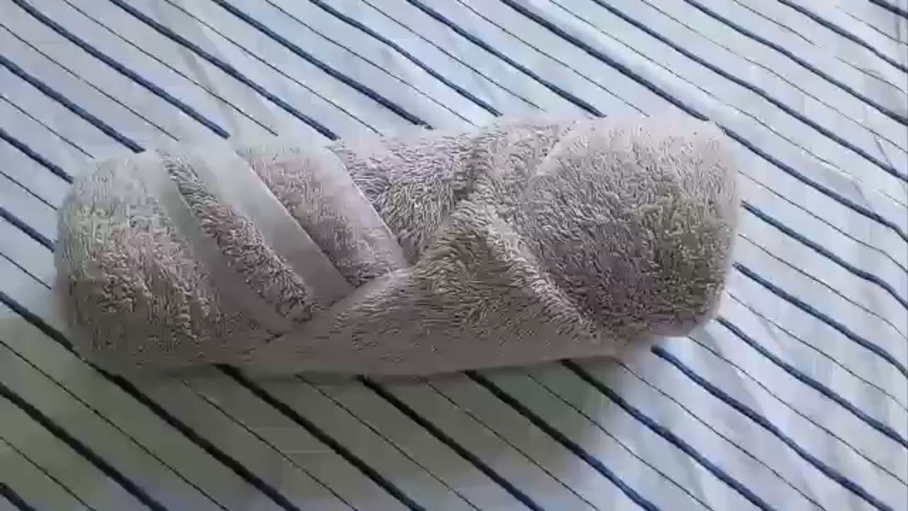 How To Fold Roll A Bath Towel Like In A SPA YouTube How To Fold Roll A Bath Towel Like In A SPA YouTube