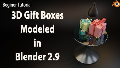 [Blender Tutorial] Gift wrap with Bow Tutorial for Beginers  | Blender 2.91