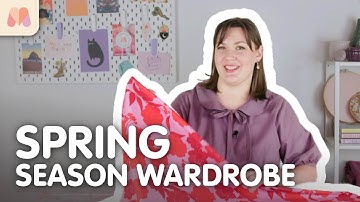 Spring Colour Season Capsule Wardrobe | Sewing Inspiration & Colour Palette Guide