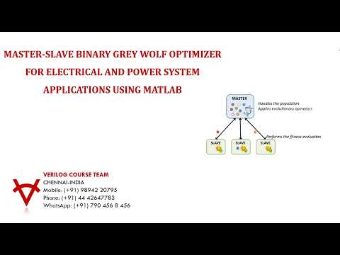 MASTER SLAVE BINARY GREY WOLF OPTIMIZER FOR ELECTRICAL AND POWER SYSTEM APPLICATIONS USING MATLAB