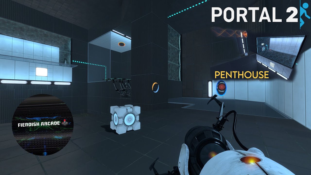 First play of Portal 2 'Penthouse' (No Sound) - Full Playthrough - Live Gaming Stream Replay! 🎮