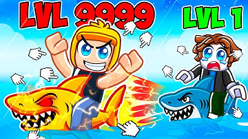 Upgrading From NOOB to GOD in Fish Race Clicker Roblox