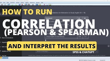 Pearson Correlation using SPSS - Running, Interpreting, and Reporting