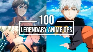 100 Legendary Anime Openings