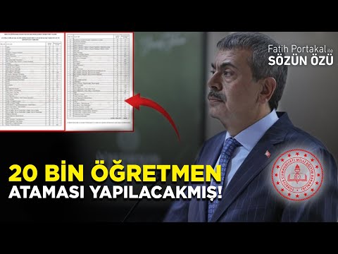 HANİ MÜLAKATLAR KALKACAKTI! 20 BİN ÖĞRETMEN ATAMASI YAPILACAKMIŞ…