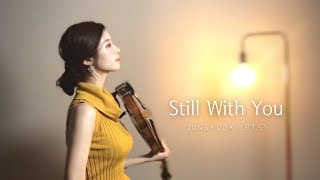 Jungkook BTS I Still With You I Violin Cover🎻 I yuravln 유라바이올린 Resimi