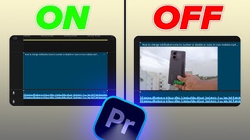 How to Turn ON/OFF Video Thumbnails in Timeline of Adobe Premiere Pro?