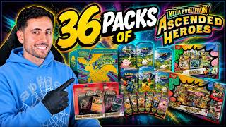Opening EVERY Ascended Heroes Product! (36 PACKS)