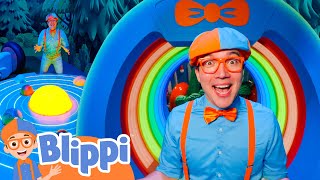 step into blippi s clubhouse blippi moonbug kids learning
