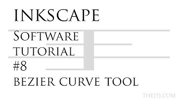 Inkscape Software Tutorial #8 Bezier Curve / Pen Tool