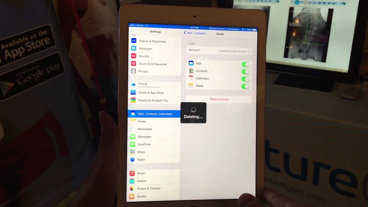 Resetting Refreshing Email app naranja