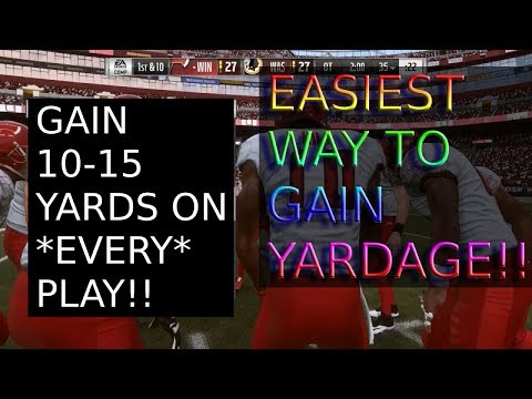 EASY FIRST DOWN PLAY *POST PATCH* IN MADDEN 19  "Y OFF TRIO WK"- Madden 19 Tips and Tricks