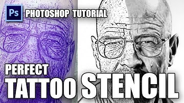 MAKING A TATTOO STENCIL - PHOTOSHOP TUTORIAL