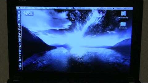 MSI Wind Running OSX 10.5.6 - Part 1