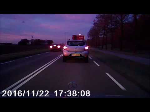 Bijna-ongeval Hannie Schaftweg Emmeloord 22 november 2016