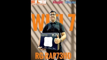 RG-RAP73HD Reyee Wi-Fi 7 Access Point Product Unboxing by Shwe La Wunn