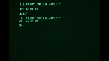 ASMR Programming - Apple II Applesoft BASIC - Hello World