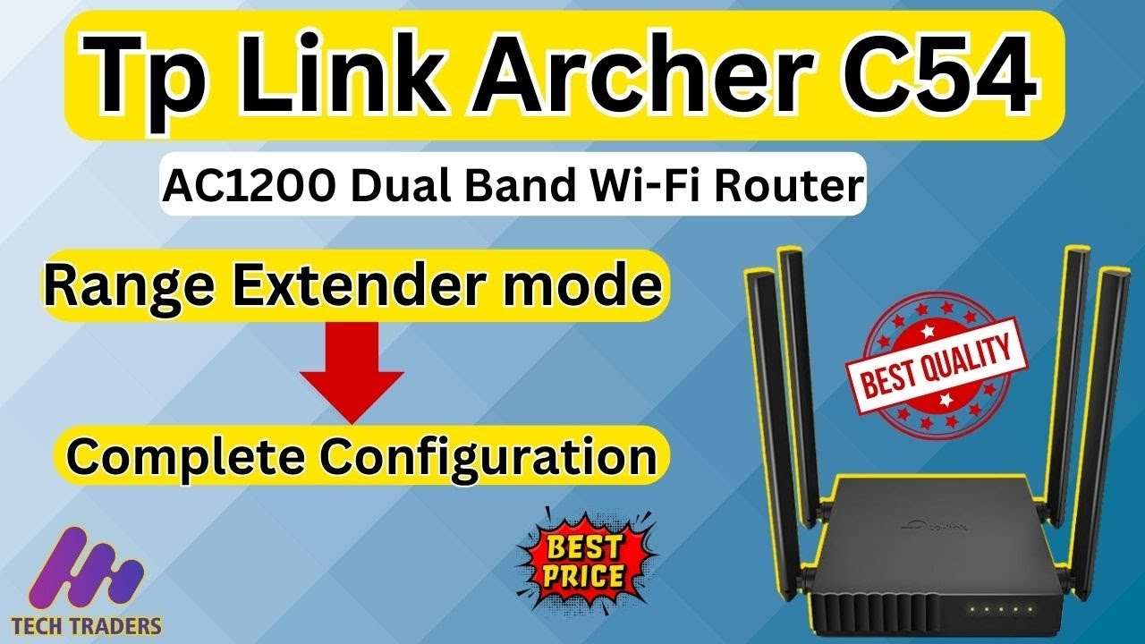 Tp link C54 How to setup as range extender tp link archer C54 YouTube