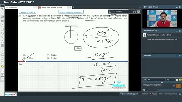 AIATS Test 04 Code C For Class XI Studying PHYSICS Med 2019 Q21 to 25