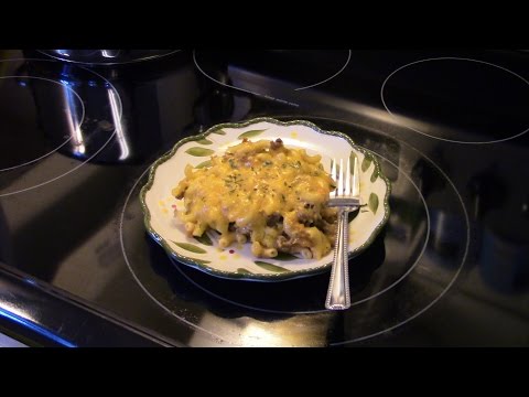 Beef Cheese and Noodle Bake