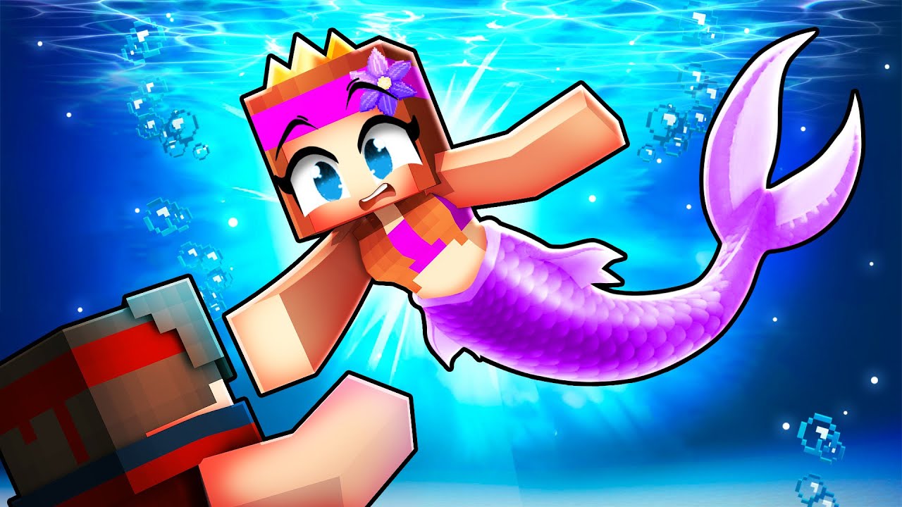 Je suis la DERNIÈRE Sirène de Minecraft !