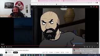 Cenk Hoca, Kendisine Yapılan Animasyonu Izliyor.