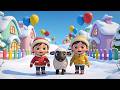 Mary Had a Little Lamb Winter Wonderland | Snowy Kids Song &amp; Christmas Nursery Rhymes