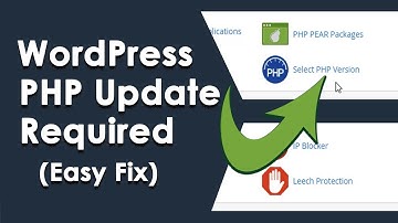 How to fix Php update required WordPress error -  Cpanel Godaddy