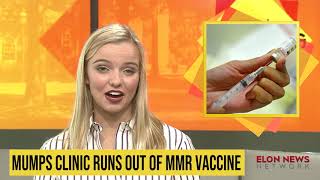 ELNM: Mumps Clinic Runs Out of MMR Vaccine