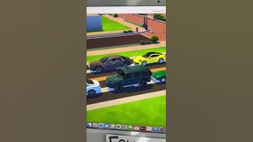 Fave CC in the sims 4 pt 3! Custom cars!  #shorts