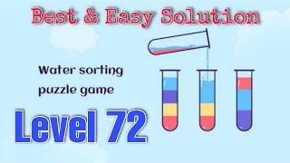 SortPuz Level 72 | Android Games | SortPuz: Water Color Sort Puzzle Games