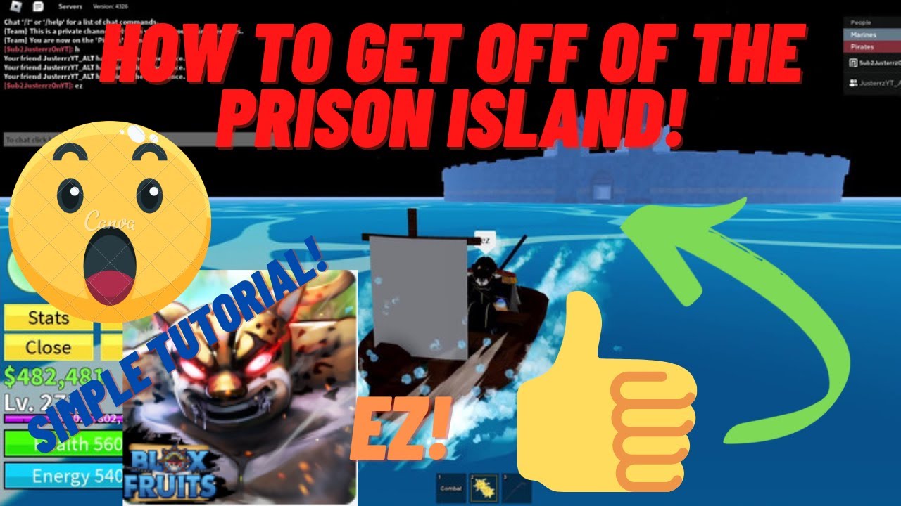 Where is the secret island in Blox fruits?