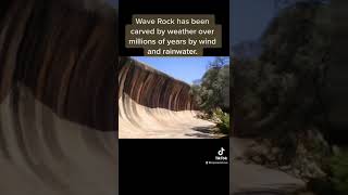 Wave Rock is a granite cliff face found in Hyden Wildlife Park of Western Australia. #perth #rocks