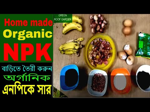 অর্গানিক বা জৈব NPK plus বাড়িতেই তৈরী করুন (Homemade organic NPK plus) ll Bangla