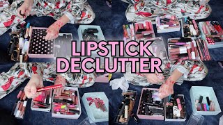 Throwing Away ALL My Lipsticks! MASSIVE LIPSTICK COLLECTION DECLUTTER DECEMBER 2023