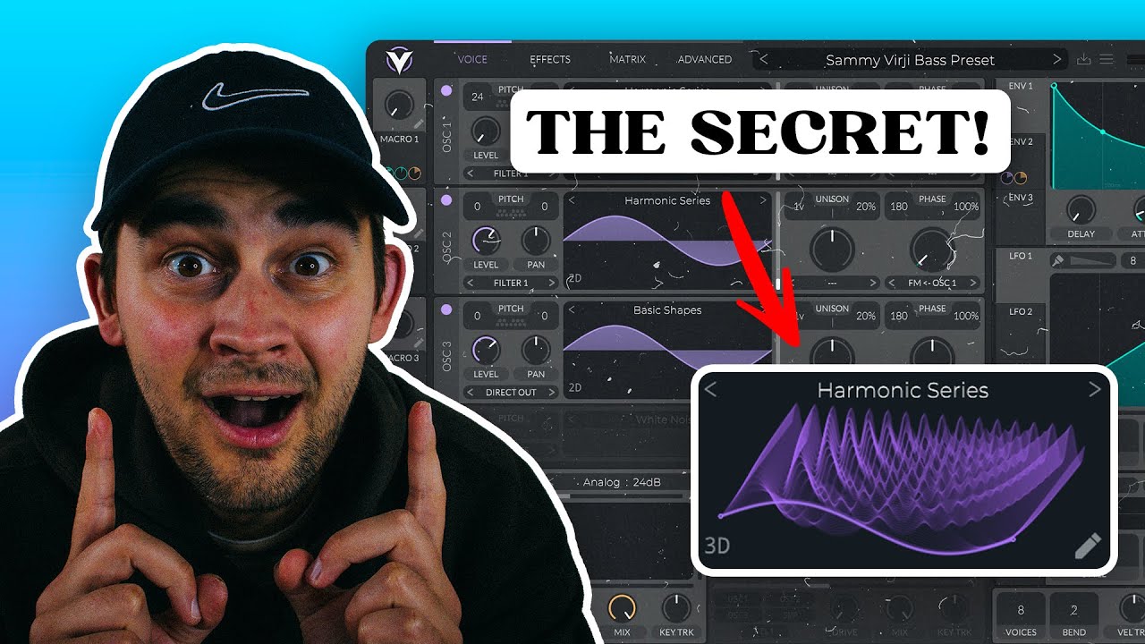 Бас в стиле Сэмми Вирджи в Vital | Учебное пособие по саунд-дизайну