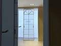 French grille sliding door #Waterproof #doors #woods#XINICE #woodworking