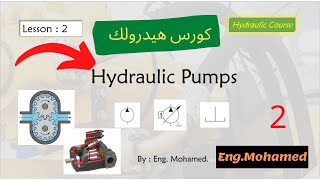 كورس هيدروليك - المحاضرة الثانية |Hydraulics course - Lesson 2 [ type of hydraulic pumps ]