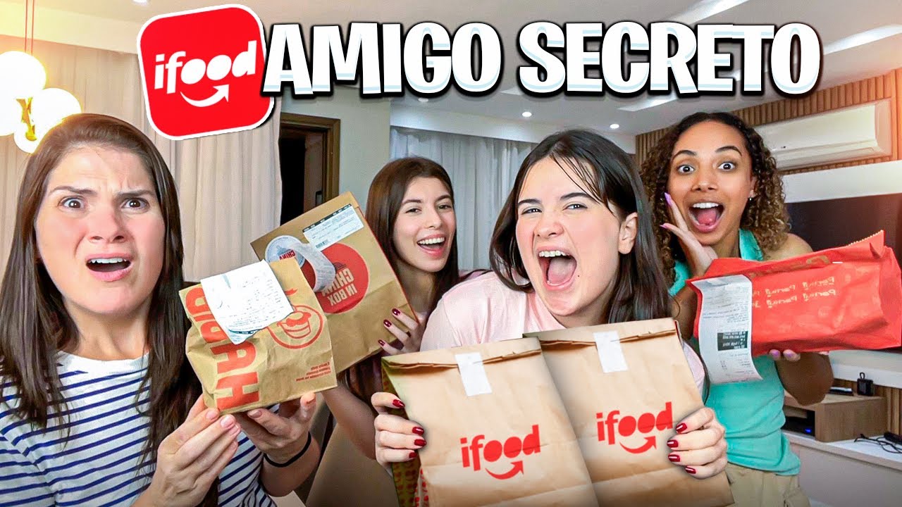 AMIGO SECRETO DE COMIDA DE APLICATIVO * ALGUÉM FICOU COM FOME