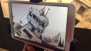 Augmented Reality drawing made with Unity Vuforia