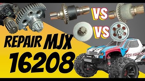 Fixing My MJX Hyper Go 16208: Steel Diff & Gears Upgrade After 3S Backflip Fail!