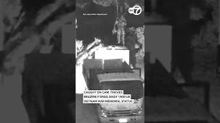 San Jose police release new video showing theft of Vietnamese memorial statue at community garden