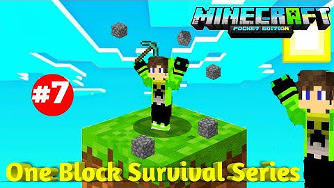 I Made Cobblestone generator | Minecraft One Block Survival Series| Episode 7| #minecraft #minecraft