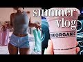 productivity, health & fitness, mini clothing haul | summer vlog