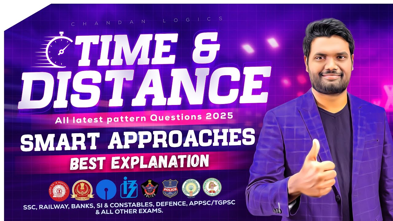 Time & Distance Full Concept + Shortcut Tricks🔥 | Fast Calculation & PYQs | SSC, RRB, Bank Exams